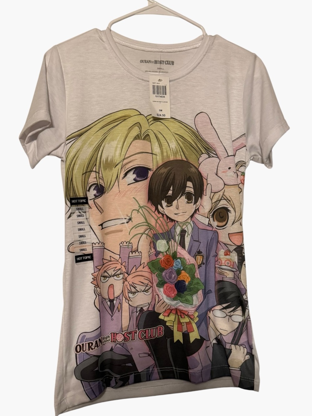 Ouran High School Host Club White Graphic Tee - Small